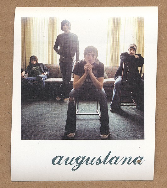 Augustana - All the Stars and Boulevards RARE promo sticker set '05