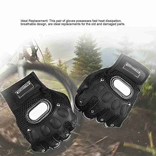 Half Finger Driving Gloves, Comfortable Breathable Grip for Steering,