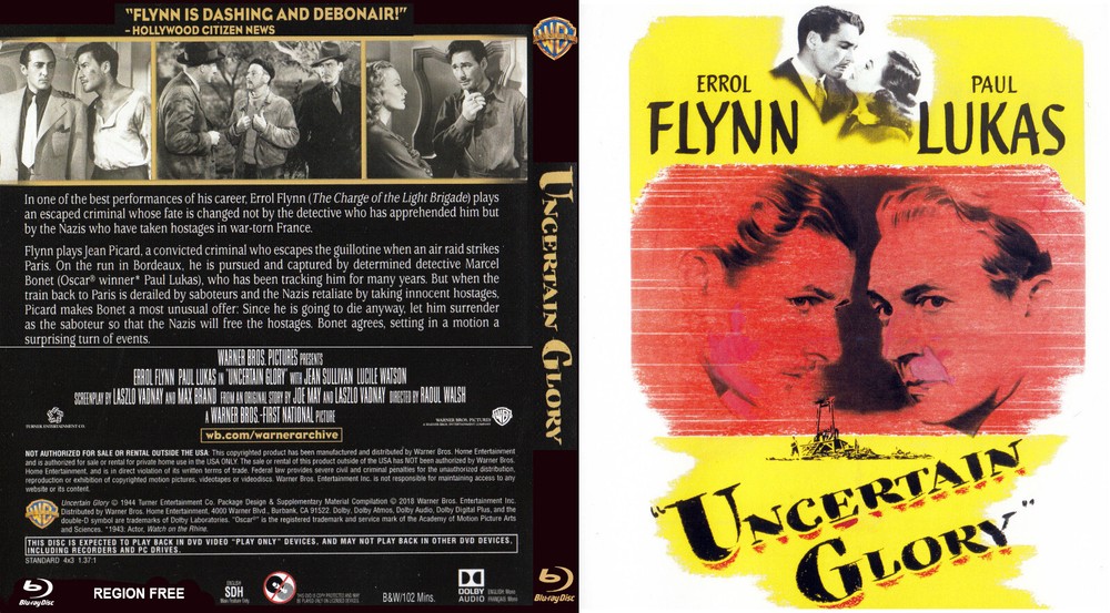 UNCERTAIN GLORY / NEW MOD CUSTOM BLURAY