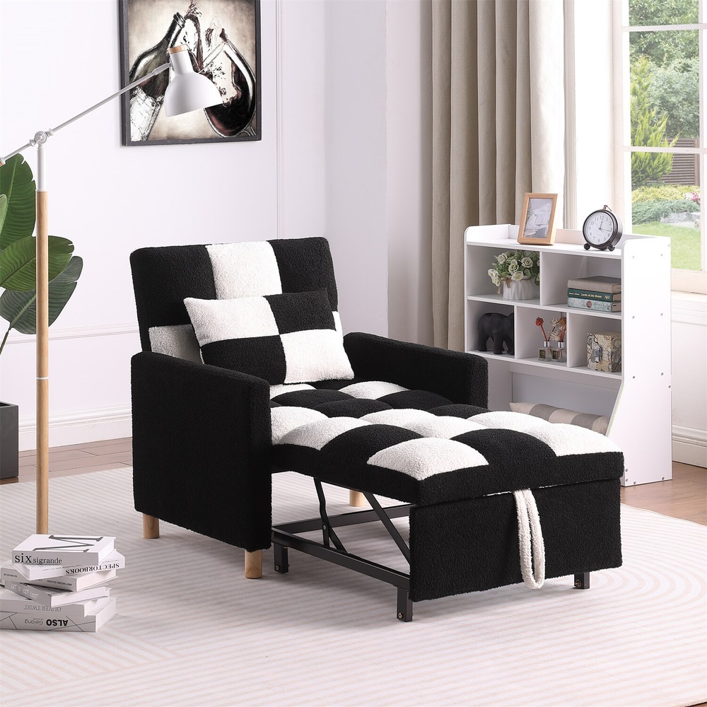 Convertible Sofa Bed Chair 3in1 Multi-Function Folding Recliner Sleeper Sofa US