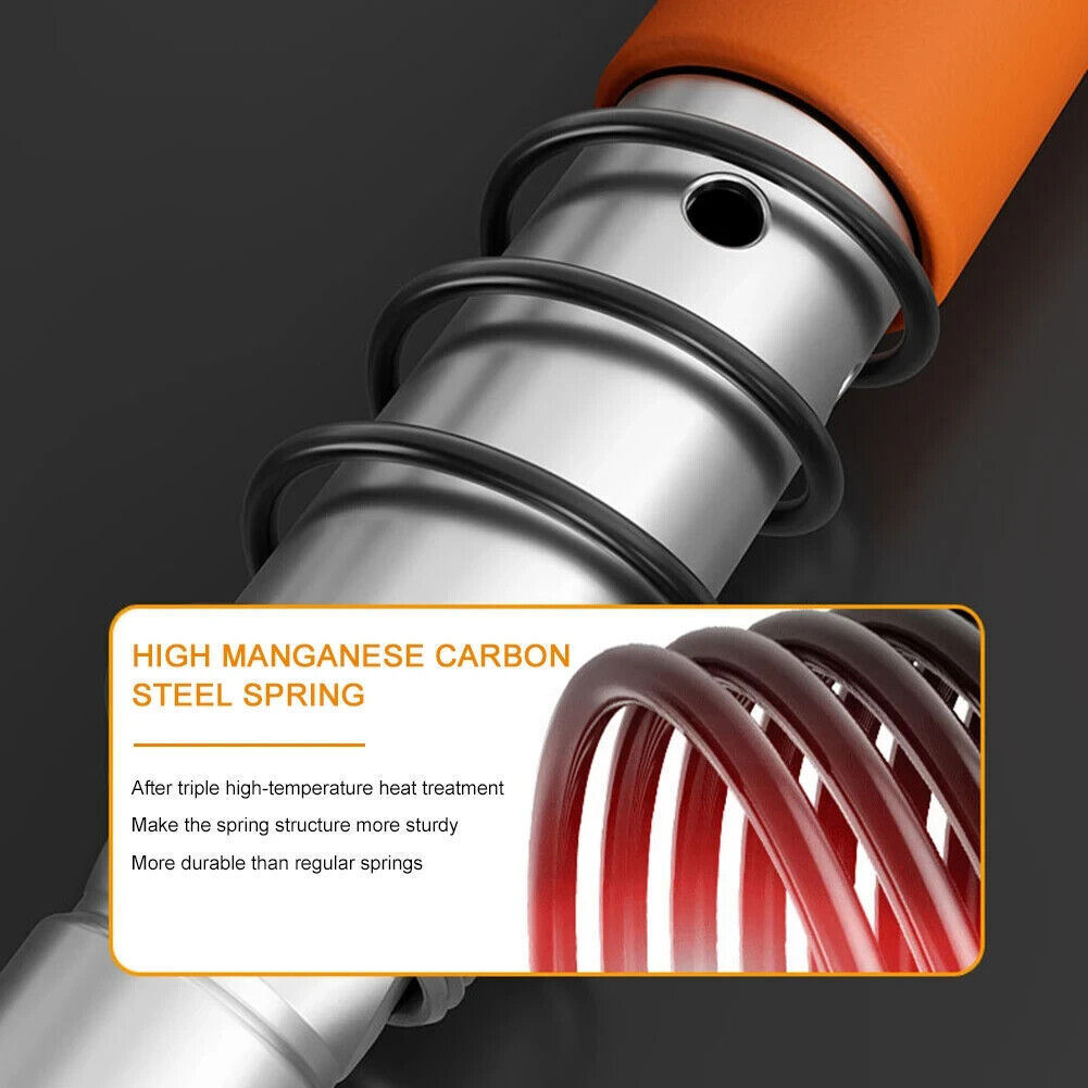 Concrete Nail Gun Kit 50 Pcs Nails Manual Steel Nail Gun Wall Fastening Tool Set