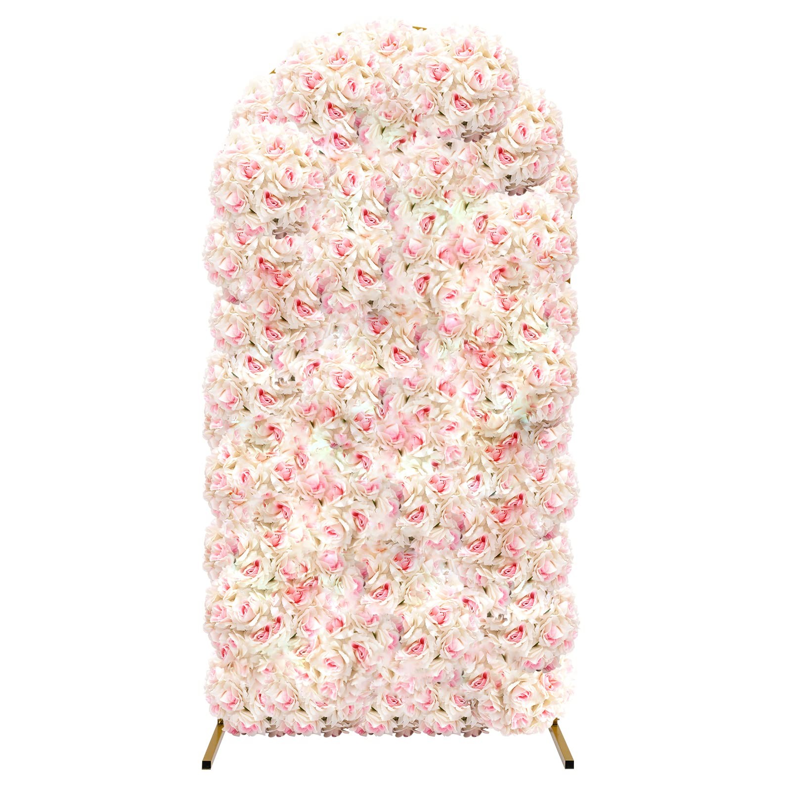 Gold Wedding Arch Stand Easy Assembly Metal Heavy Duty for Weddings Party Photo