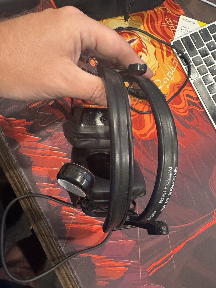 Telex PH-2 PH2 Dual-Sided Headset Dual Ear Intercom headset A4F