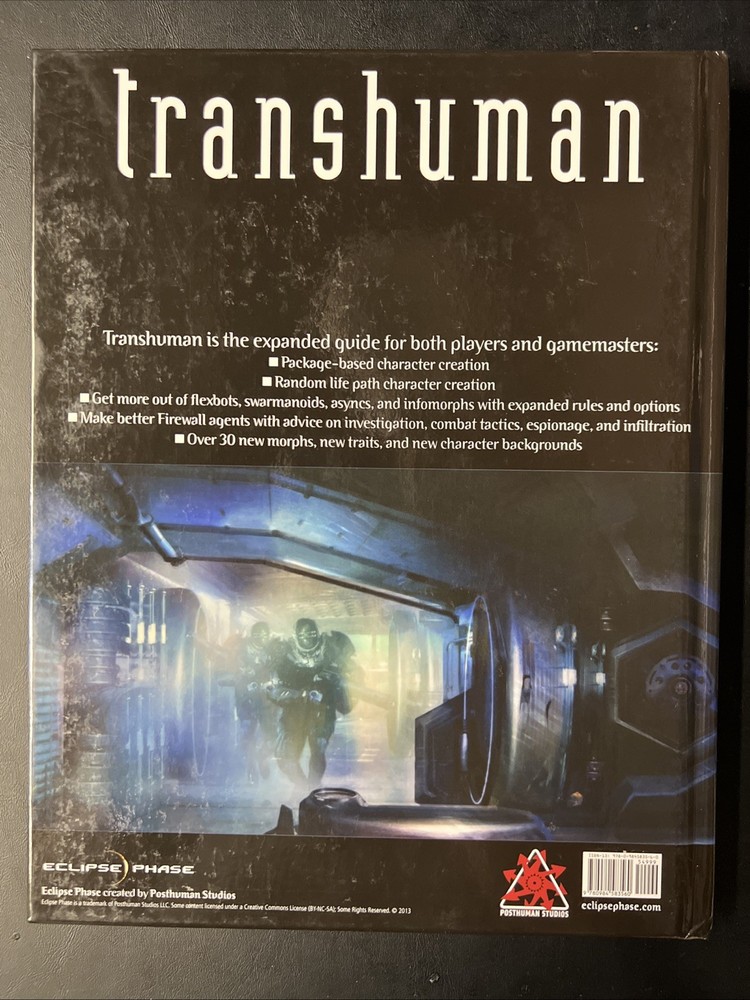 Eclipse Phase RPG: Transhuman HC (21001)