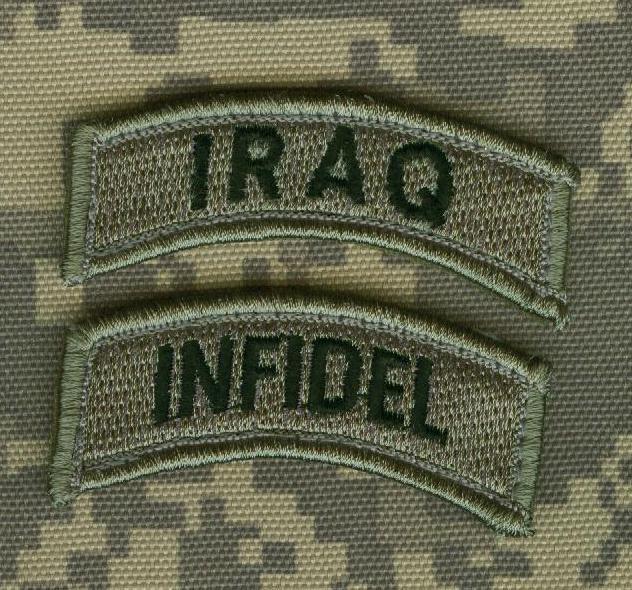 COMBINED JOINT SP OPS TASK FORCE CJSOTF vêlkrö 2" 2-PC: ΜΟΛΩΝ ΛΑΒΕ + WING-SKULL