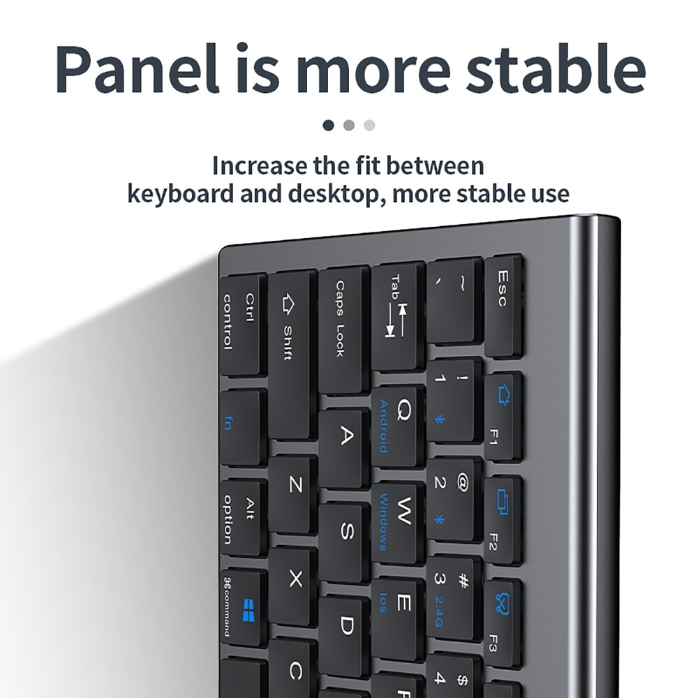 Wireless Keyboard And Mouse bluetooth Dual-mode Slim Rechargeable Typing Silent