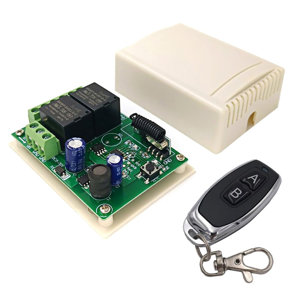 -107dbm Wireless Remote Control DC RF Relay Transmitter 1527 Leaning Code