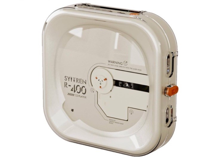 Syitren White Kit Version R400 Retro CD Player Bluetooth5.3 Audio Player