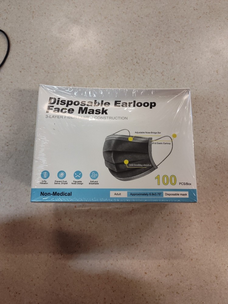 Mask( disposable earloop face mask 100pcsbox)