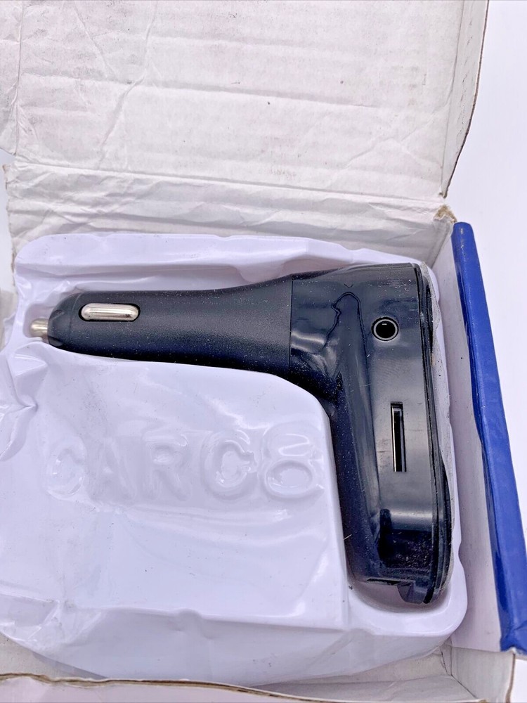 CARC8 Digital Display Bluetooth Car FM Transmitter MP3 Player Wireless USB