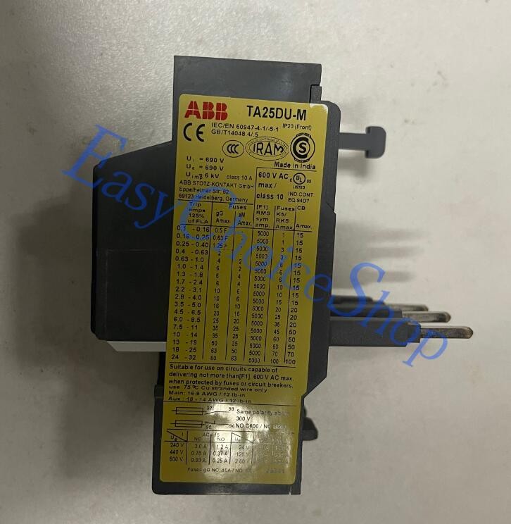 1PCS New ABB TA25DU-1.4M Thermal Overload Relay