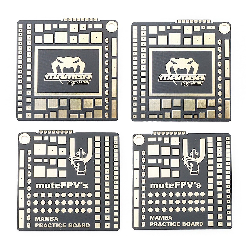 FPV Soldering Practice Board Set - Double Sided Drone Flight Controller & ESC...