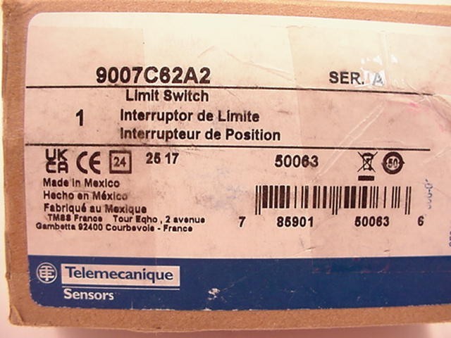 Telemecanique 9007C62A2 Limit Switch Ships Same day