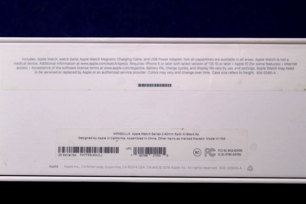 Apple Watch Series 2 - Box Only