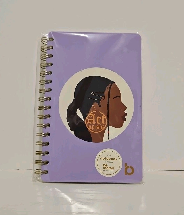 Be Rooted "Act Up Sis" Lined Notebook