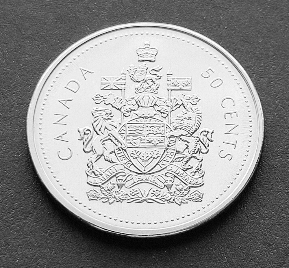 ***CANADA 50 CENTS 2002 P *** SPECIMEN *** TYPE 1 *** BLUNT 1***