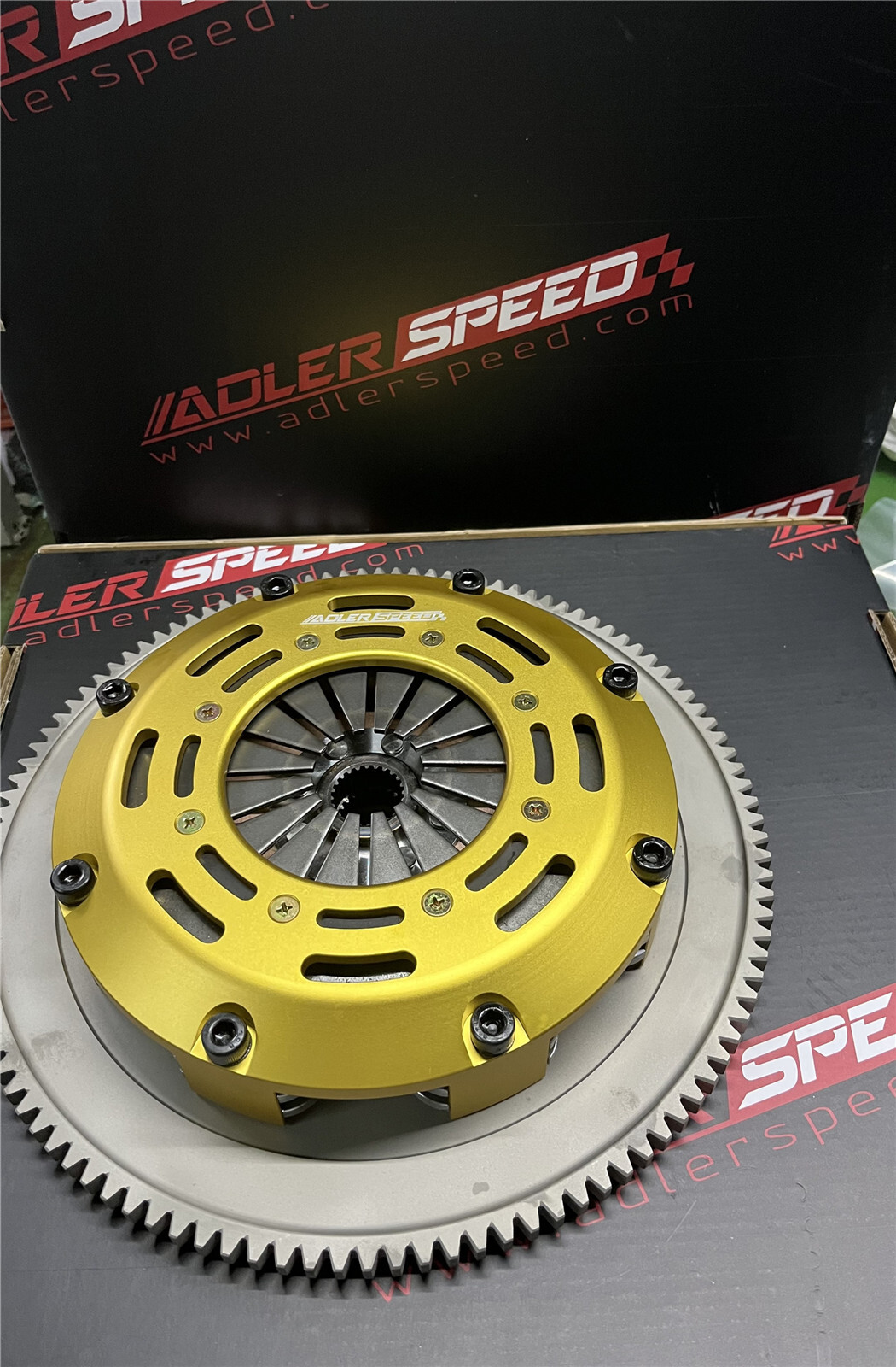 ADLERSPEED TWIN DISC CLUTCH KIT FOR HONDA B-SERIES ACURA B16 B18 B20 STANDARD WT