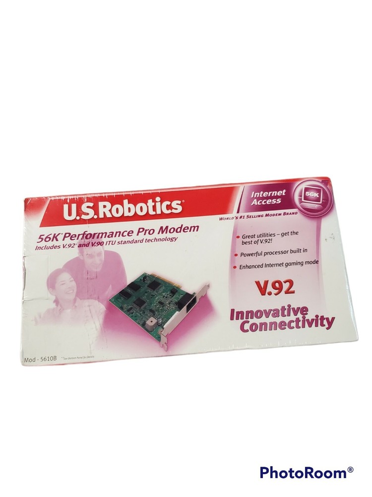 New USRobotics USR5610B 56 Kbps Performance Pro Modem Robotics