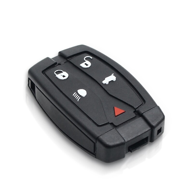 Key Blank For Rover-Freelander 2 5 Button Remote SmartFob Case Shell Uncut-Blade