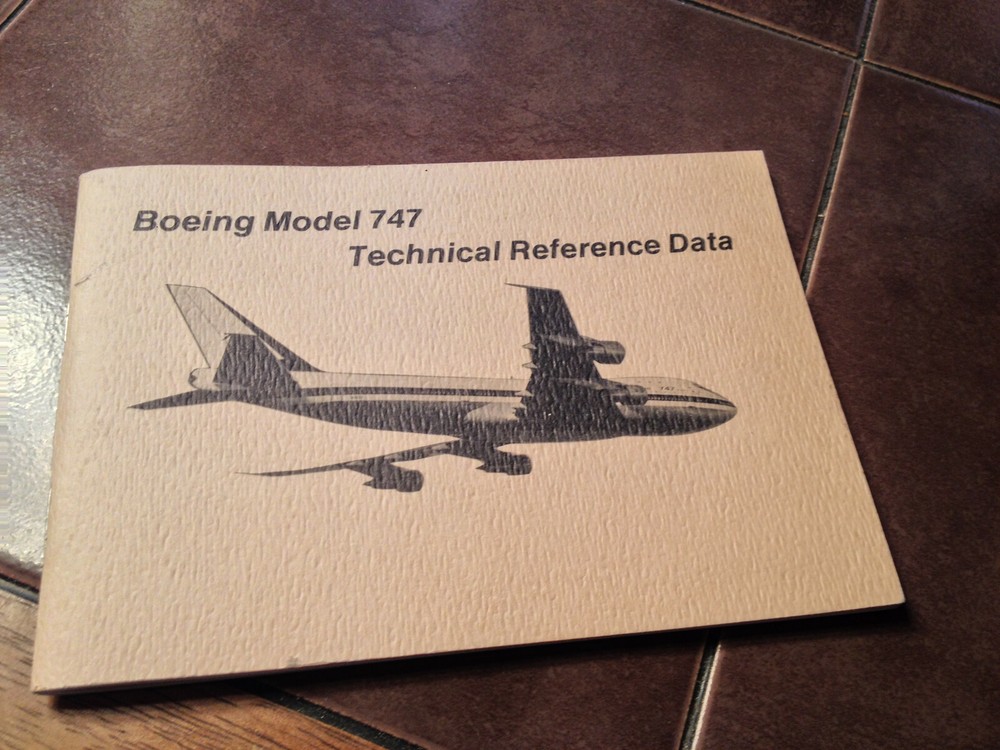 Boeing 747 Technical Reference Data Handbook Manual