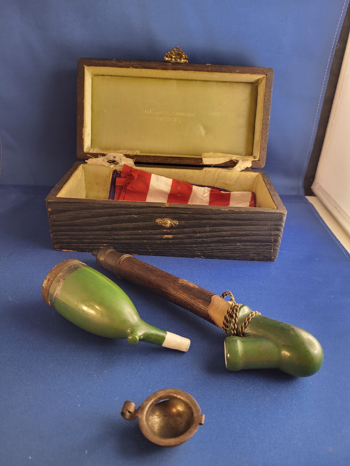 WW1 Pipe and American Flag