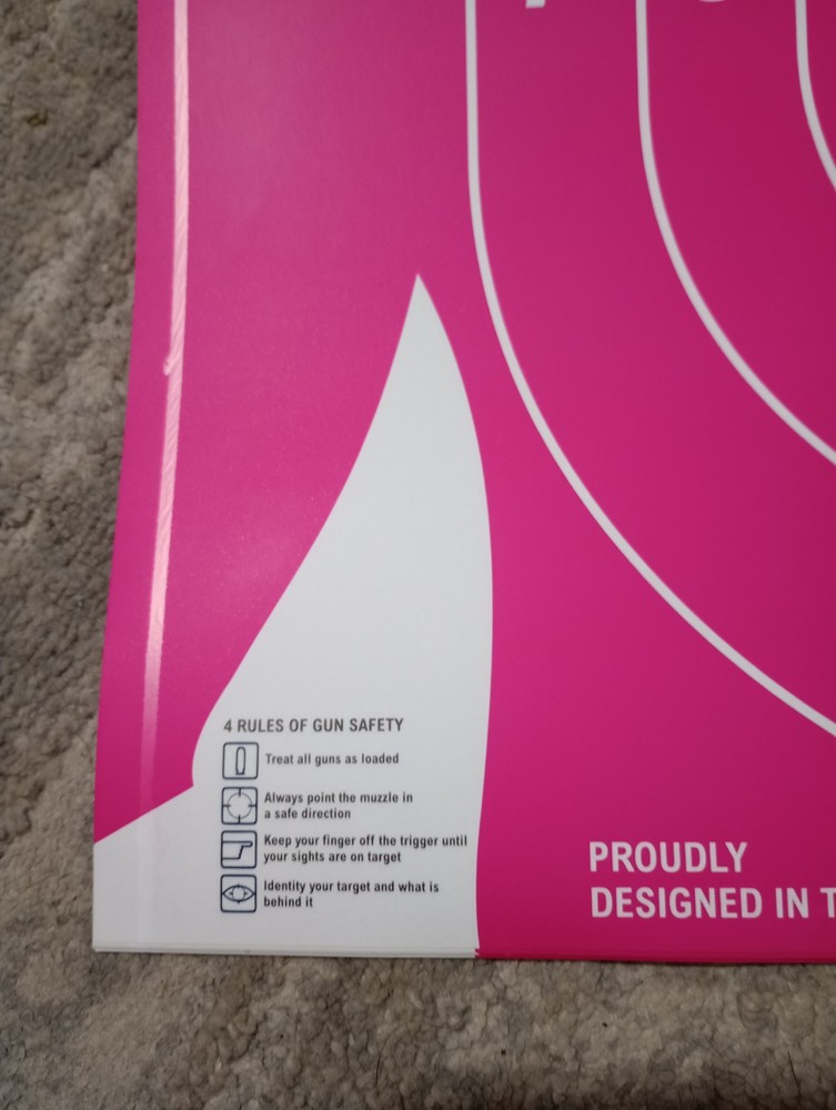 25 Pack Paper Shooting Target for Gun Range, Practice