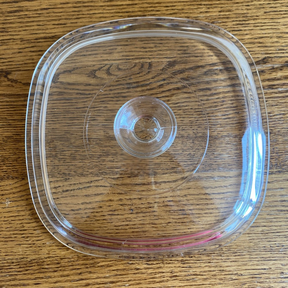 PYREX A9C Clear Replacement Lid Cover; Square; LID ONLY