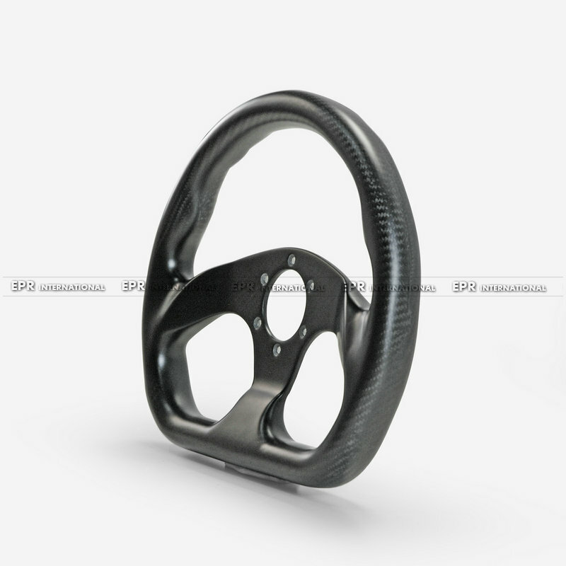 Flat Type Racing MATTE Dry Carbon For UNIVERSAL Steering Wheel Kit
