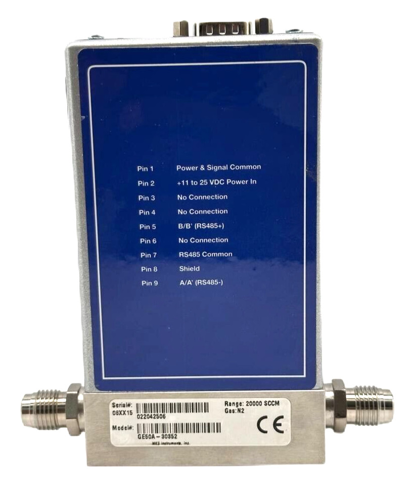 MKS INSTRUMENTS GE50A-30352 20000 SCCM N2 MASS FLOW CONTROLLER