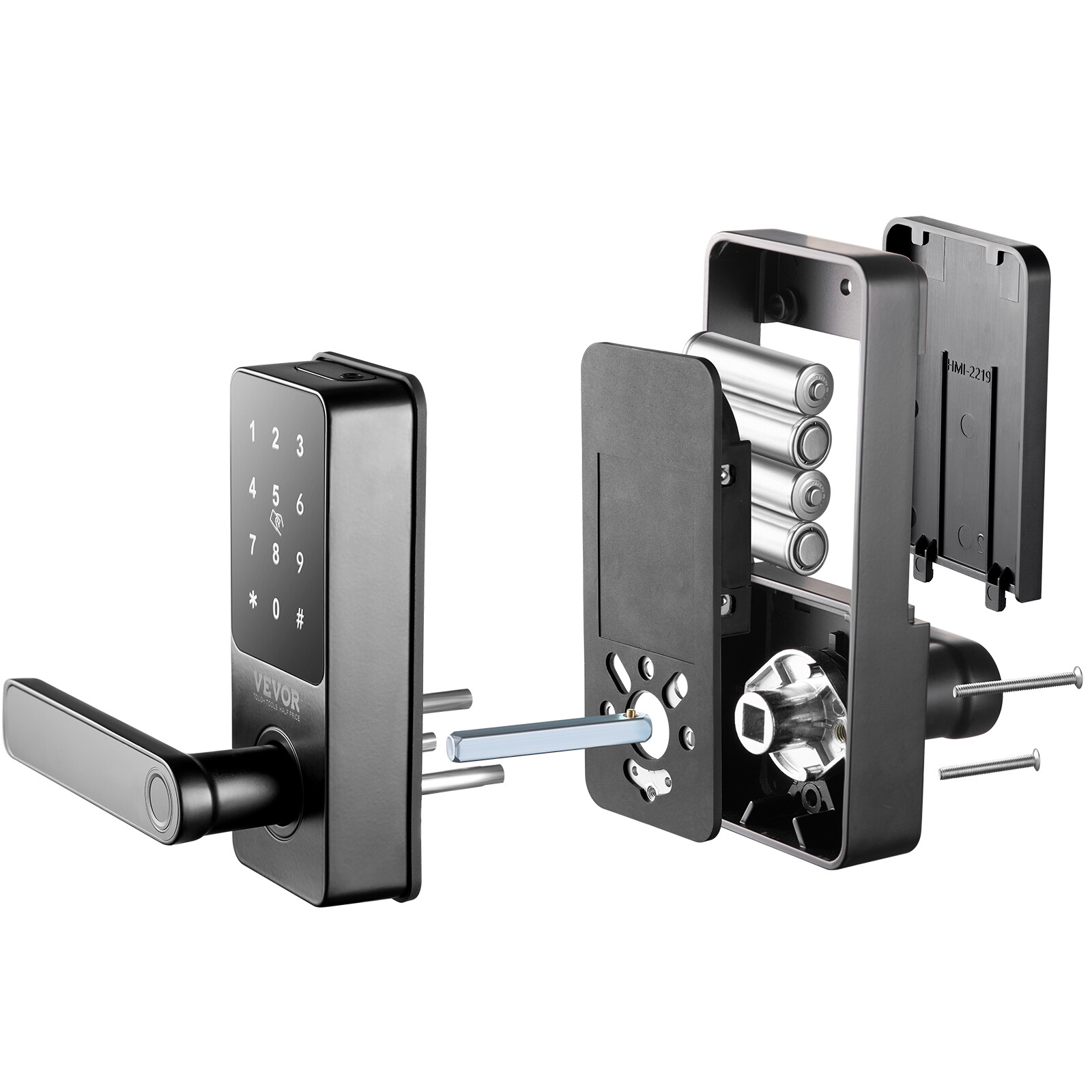 VEVOR Smart Lock 5-in-1 Fingerprint Smart Door Knob with App Control Bluetooth