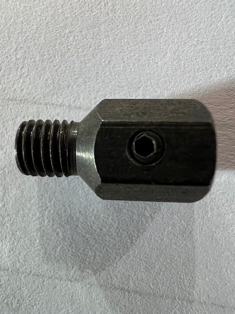 1/4-28 Threaded Shank Drill Bit Adapter With Set Screw, Threaded Drill Bushing