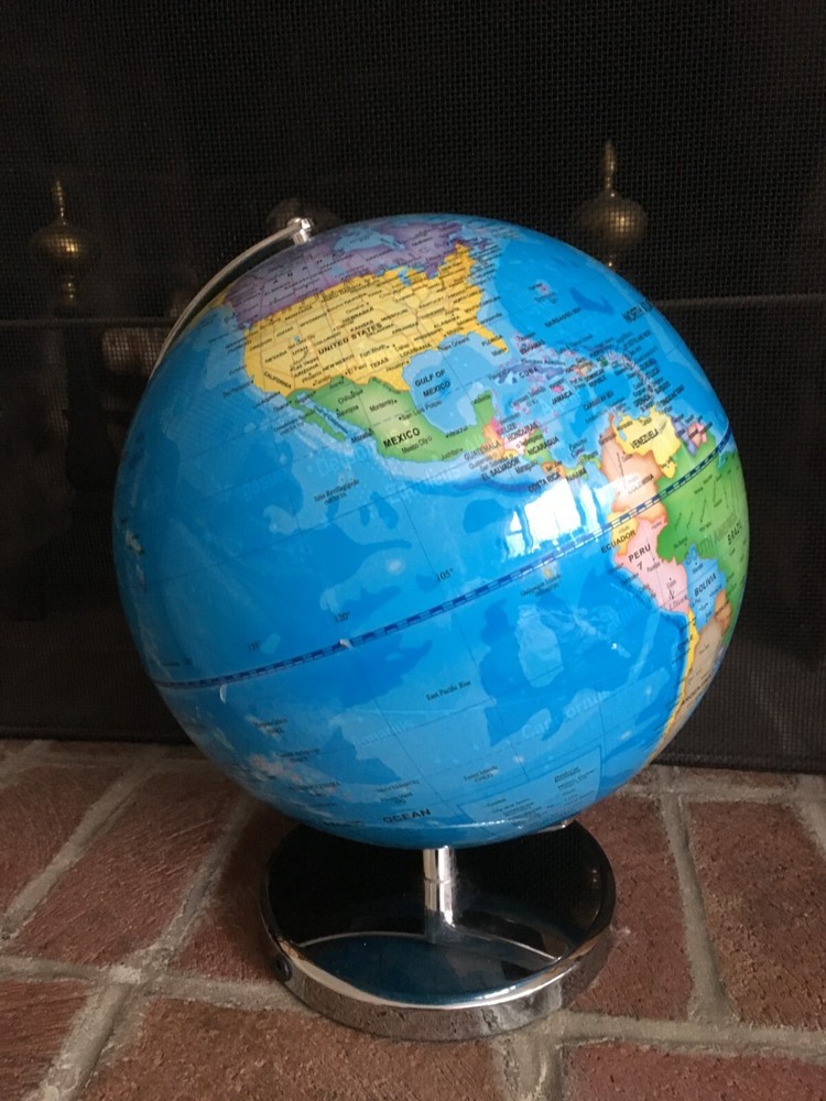 World Globe with Stand