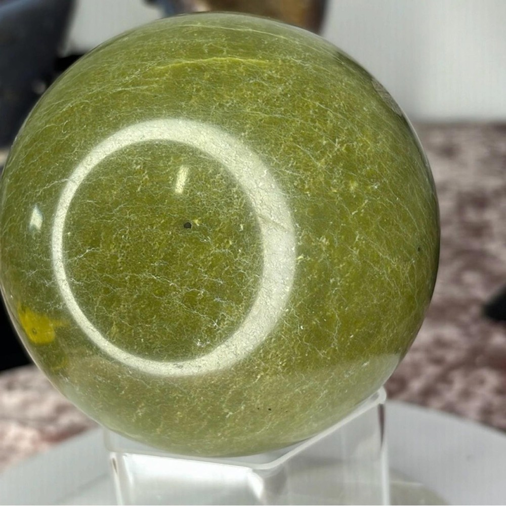 Nephrite Jade Sphere