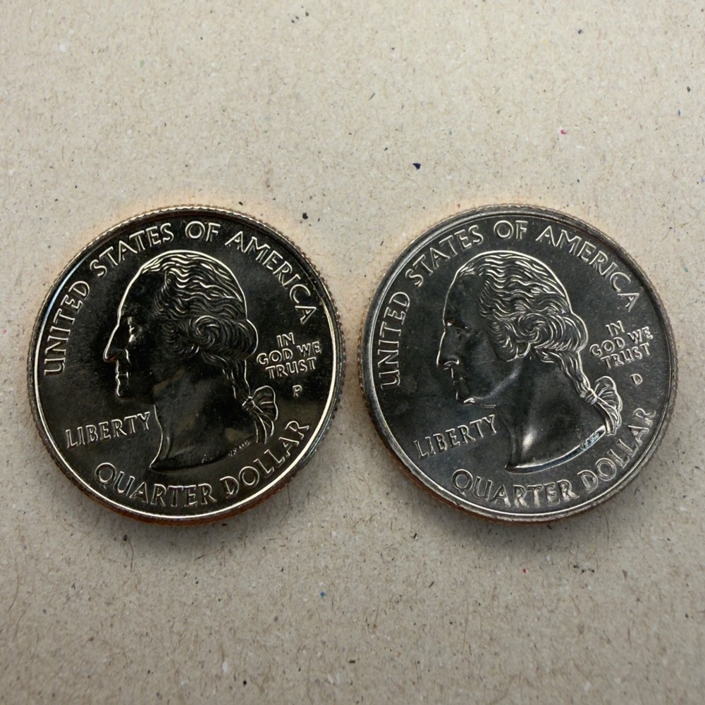 2000-P/D - Massachusetts - State 25C 2-Coin Set