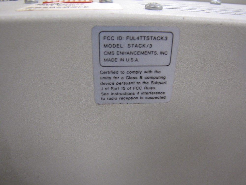 CMS STACK/3 External SCSI Hard Drive ST-138N for Apple Macintosh -Powers & Spins