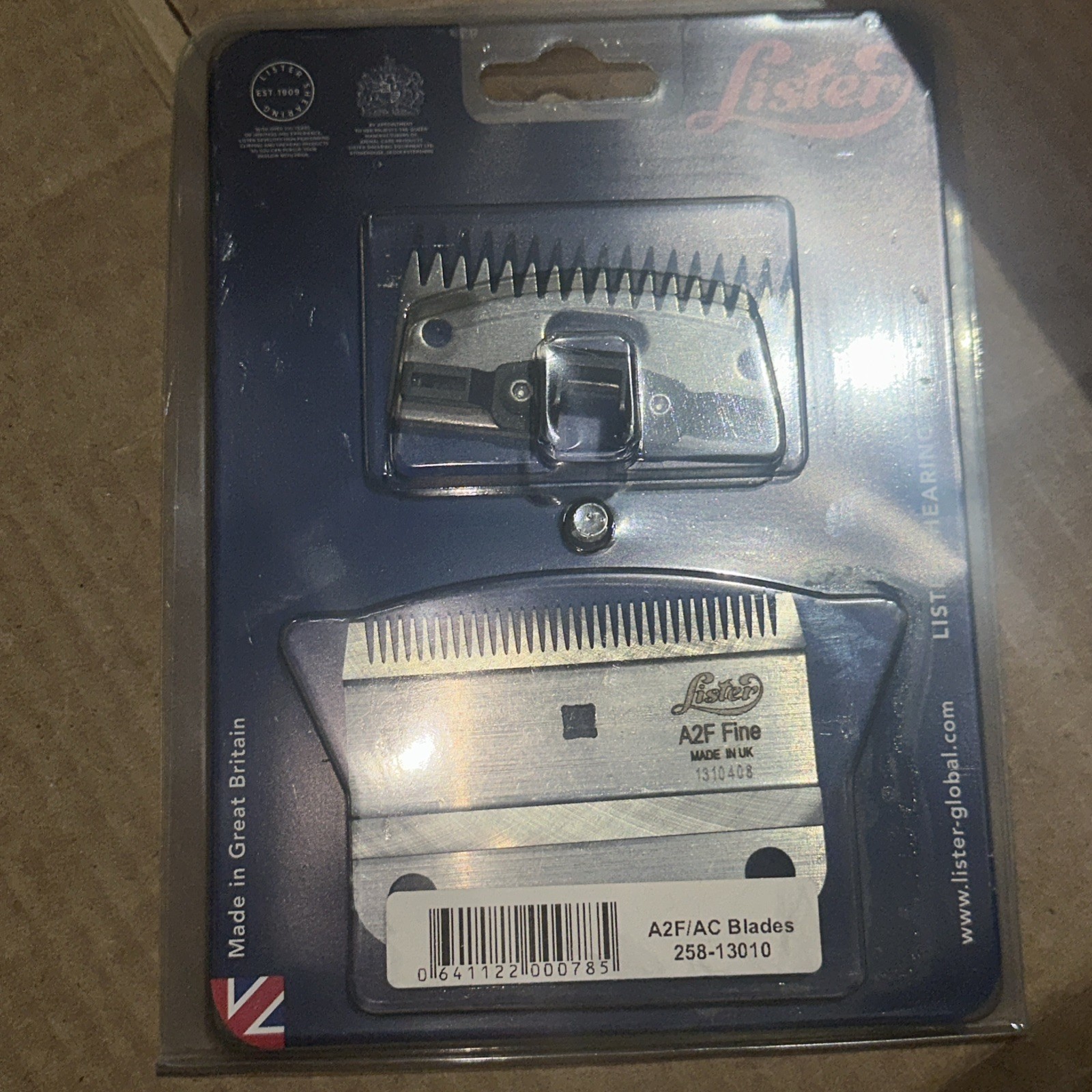 Lister Shearing Fine A2F/AC Blades #258-13010