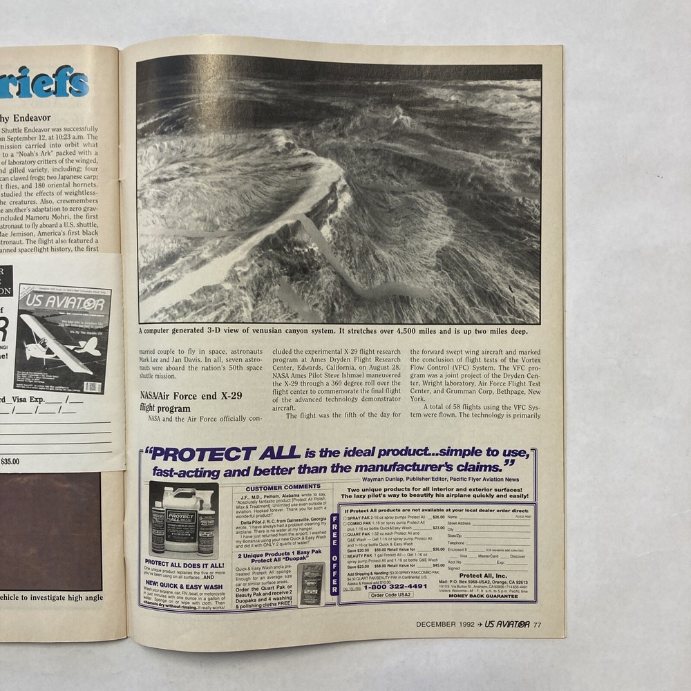 US Aviator - December 1992 Issue