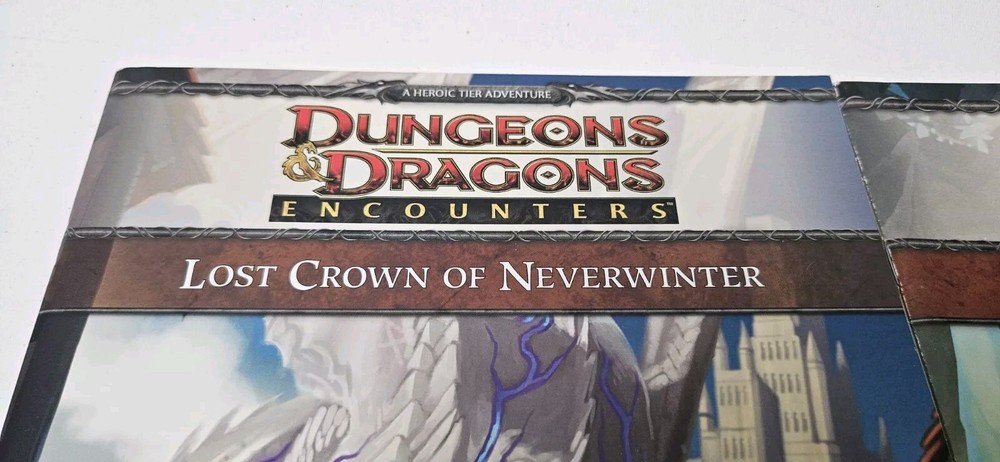 Dungeons & Dragons Encounters Lost Crown Neverwinter 4E & Beyond Crystal Cave 4E