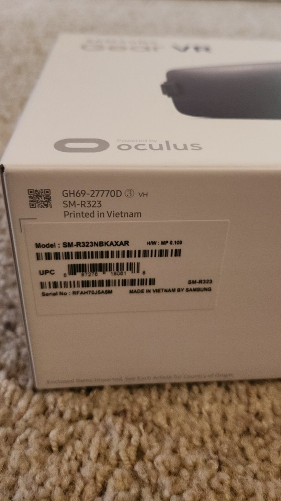 Samsung Gear VR Oculus NIB