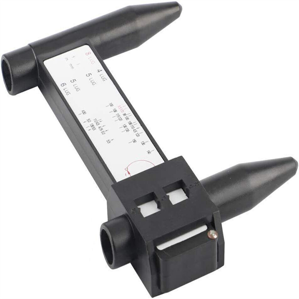 Wheel Bolt Pattern Gauge Tool 4 5 6 8 Lug Pattern Quick Measure Slide Hand Held☆