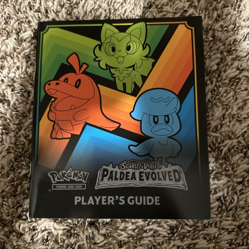 Pokémon Paldea Evolved ETB Player’s Guide Booklet - Set List