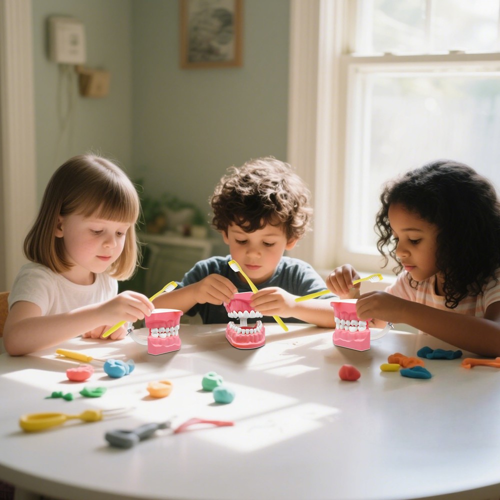 Interactive Tooth Brushing Model for Educational Training with Toothbrush
