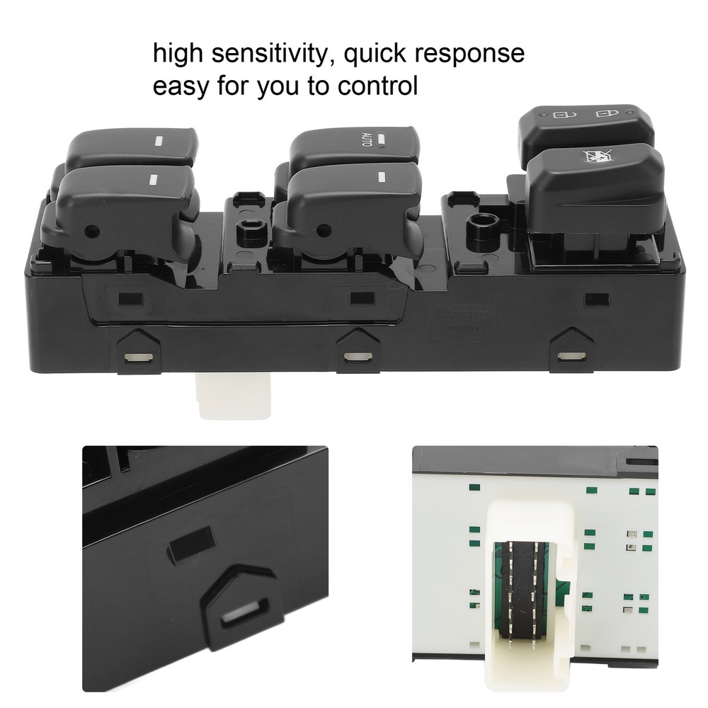 1.Black Power Window Switch For Sonata 2011‑2014 Easy Control Replacement UUFY
