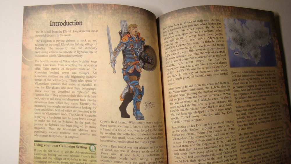 MODULE - CROW'S REST ISLAND *NM/MT 9.8* DUNGEONS DRAGONS PATHFINDER