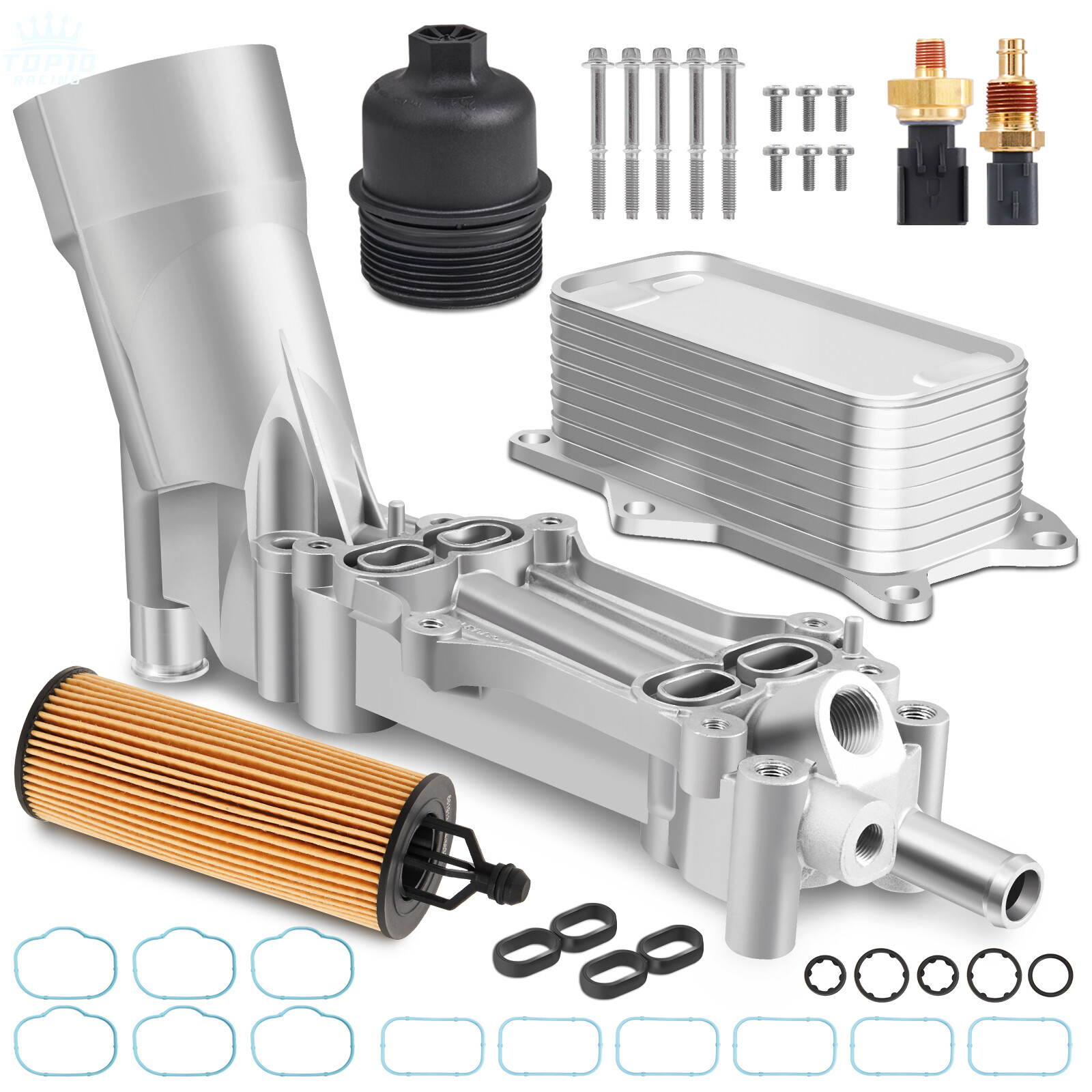 926-959 Aluminum Oil Filter Housing For 2011-2016 Dodge Jeep Chrysler Ram 3.6L