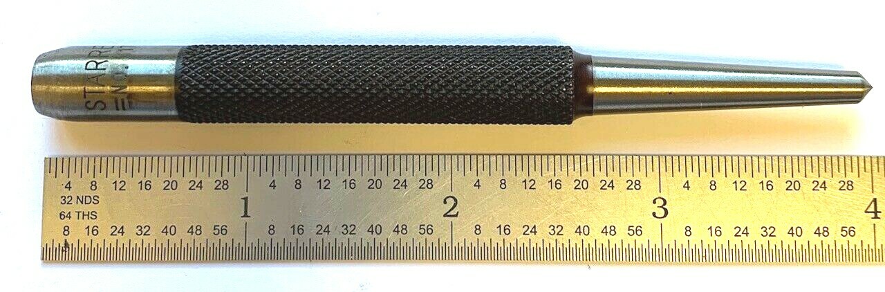STARRETT 5 PIECE CENTER PUNCH SET IN CASE #S117PC #50488
