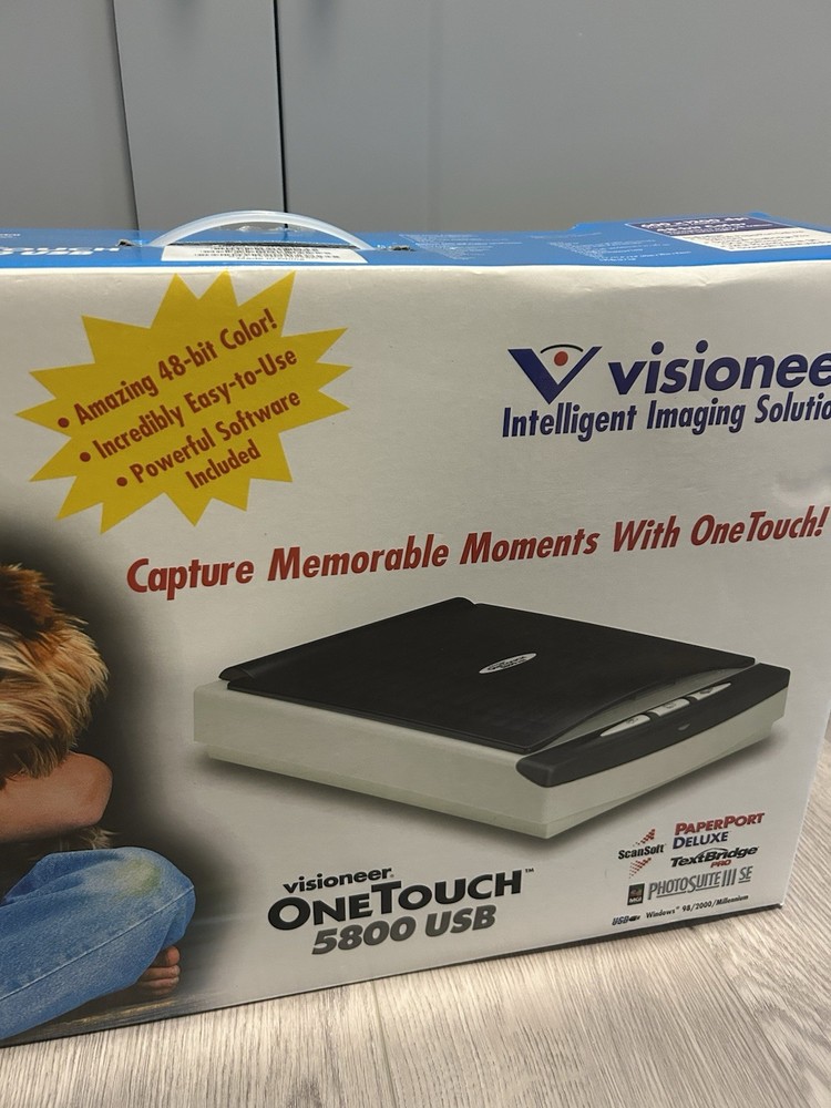 Visioneer One Touch 5800 USB Flatbed Scanner NEW IN BOX
