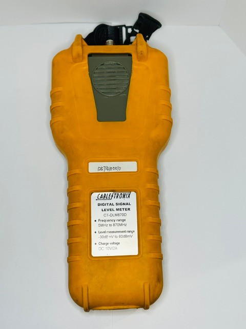 Cabletronix CT-LDMS/FDL Signal Level Meter w/ Case Strap TESTED Powers On
