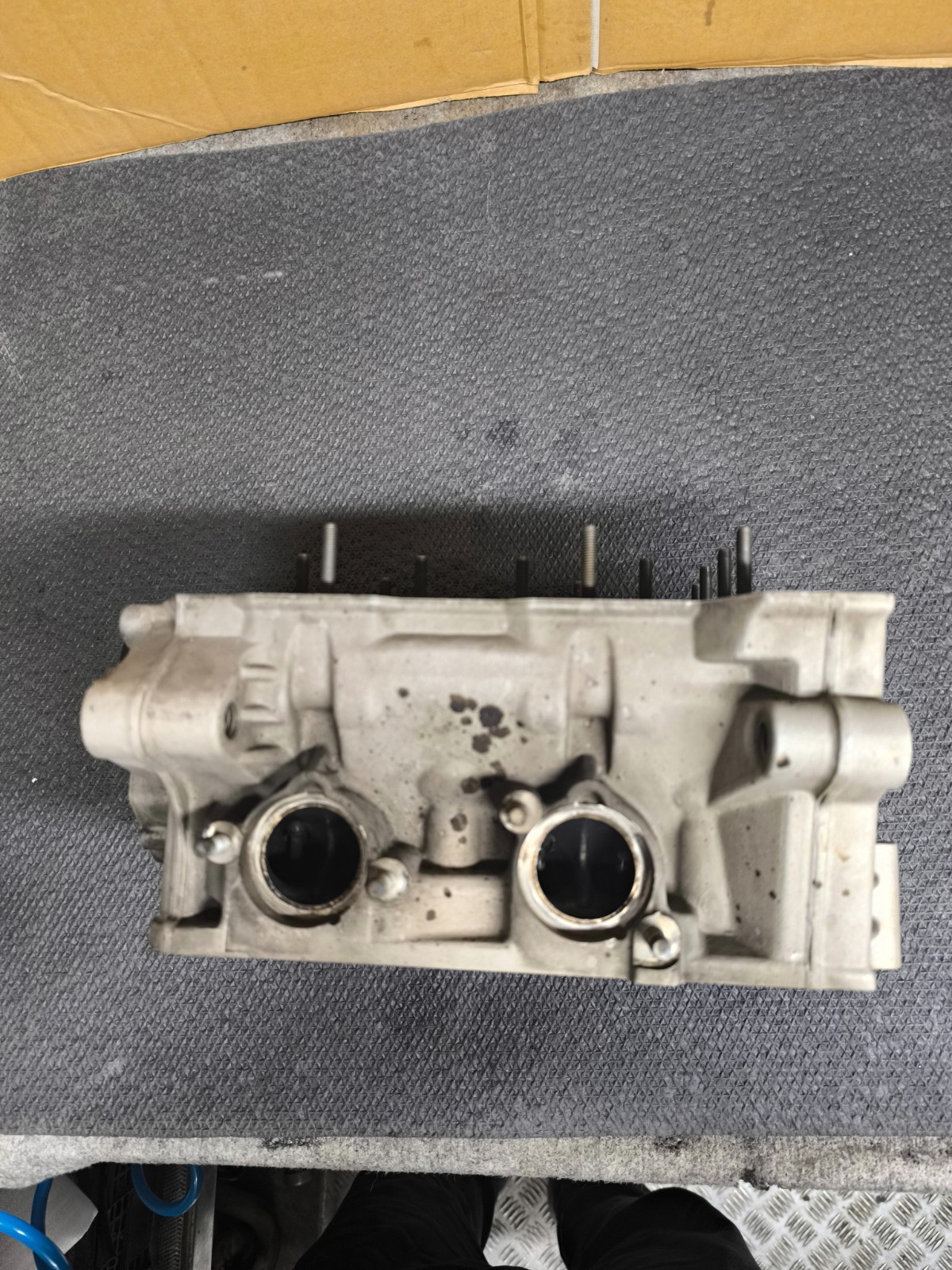 Husqvarna Nuda 900 Cylinder Head Complete BMW Rotax OEM 2 Bent Exhaust Valves