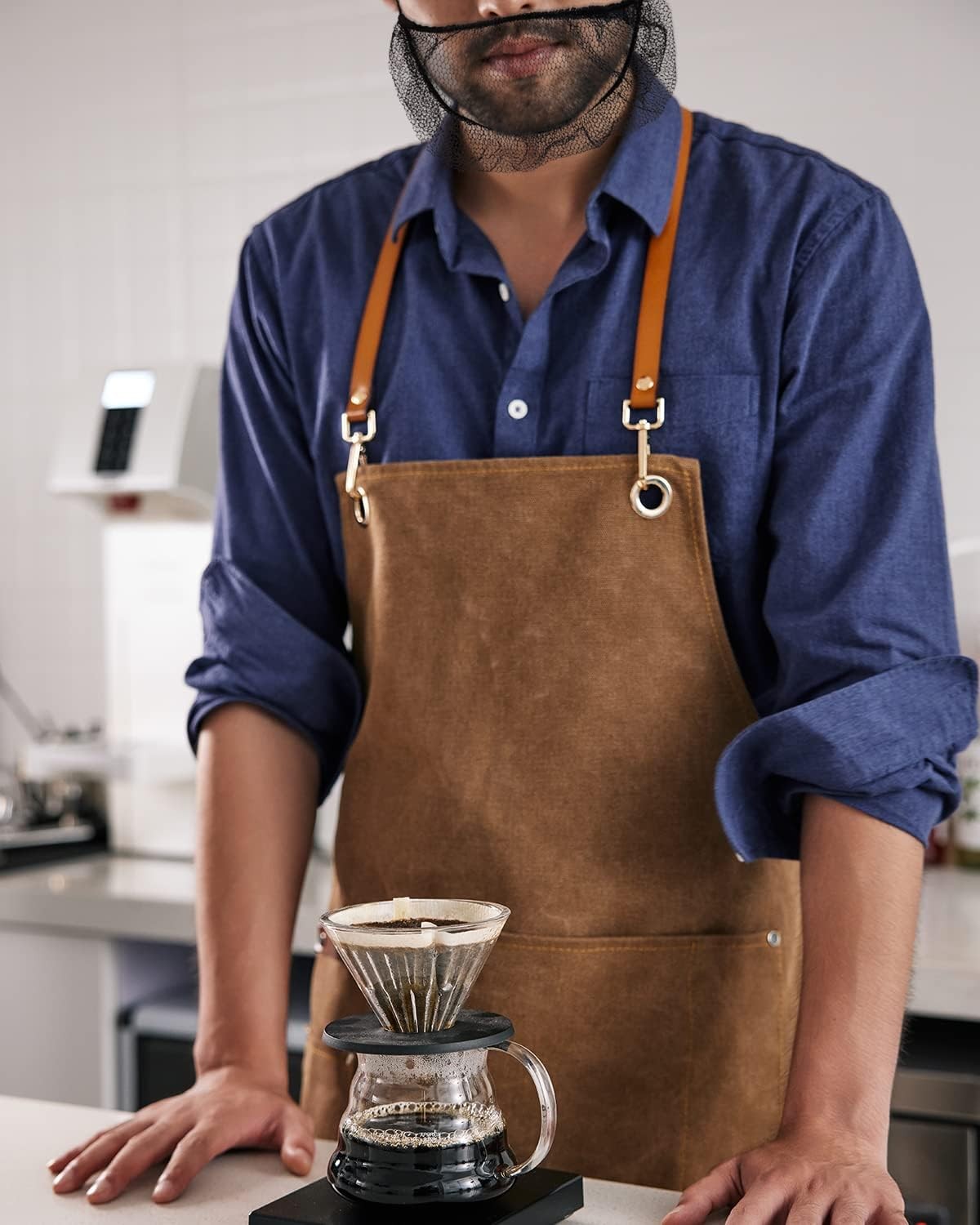 ONLYKXY 50pcs Black Nylon Beard Cover Protector Net, New